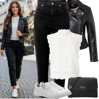 Outfit s Šedá/Bílá/Krémová Halenka a Tunika Tunika/Tričko & Top Móda Pro Plnoštíhlé/Halenka Móda Pro Plnoštíhlou/Pletenina veľkej veľkosti Only "Jarní Outfit" Outfit s Šedá/Bílá/Krémová Halenka a Tunika Tunika/Tričko & Top Móda Pro Plnoštíhlé/Halenka Móda Pro Plnoštíhlou/Pletenina veľkej veľkosti Only "Jarní Outfit"