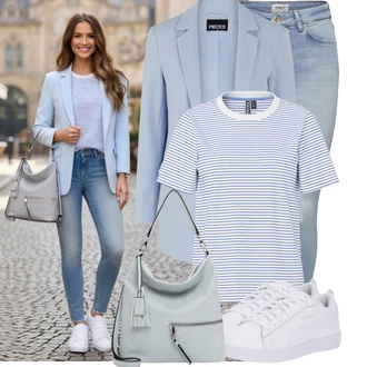 90tá léta Outfit s Světle modrá/Modrá Džíny s Rozparkem/Girlfriend Džíny/Mom Jean/Džíny Culottes/Džín s Nízkým Pasem/High Waist Džínové Kalhoty/Vintage džíny/Push up Džín/Džíny s Nízkým Sedem/Dad Džíny Only "Hezký outfit pro volný čas"Look: Emo, Styl, 90tá léta, Klasické, Egirl, Krásný, Vintage