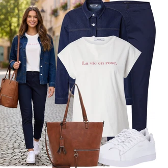 Chytrý příležitostný Outfit s Krémová/Bílá Úzká Teniska/Kožené Tenisky/Nízká Teniska Puma "Hezký outfit pro volný čas"Look: Bad Taste, Ležérní, Hip Hop, Skater, Chytrý příležitostný, Sportovní, Unisex