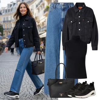 outfit mit About You "Popoln spomladanski videz"