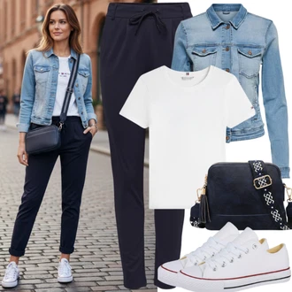 outfit mit Črna/Škrlatna/Temno siva/Zelena/Roza Majica z dolgimi rokavi/Majica/Funkcijska Majica/Dolga srajca/Športna majica/Mrežasta majica/Majica za trening/Klasična Dolžina Asics "Popolno za prosti čas"