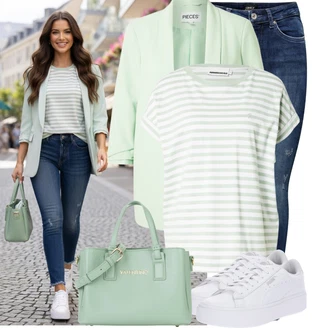 Outfit s Modrá/Tmavě modrá/Světle modrá Kožená bunda/Termální Džíny/Navlékací džíny/Kožená Pánská Bund/Džíny s Rozparkem/Kožené Boty/Zimní bunda/High Waist Džínové Kalhoty/Motorkářské Džíny/Push up Džín Only "Skvělý vzhled pro volný čas"