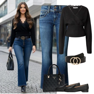 outfit mit About You "Srčkan spomladanski videz"