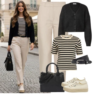 outfit mit About You "Srčkan spomladanski videz"