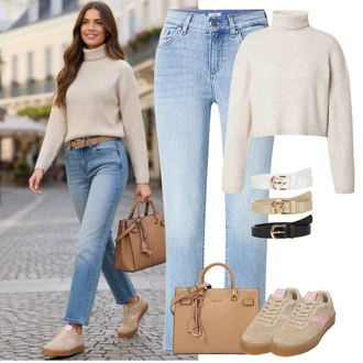 outfit mit About You "Srčkan spomladanski videz"