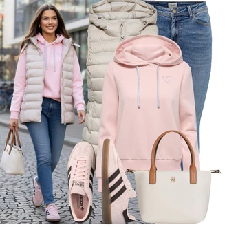 Outfit s Modrá/Světle modrá/Tmavě modrá Kožená bunda/Zimní bunda/Push up Džín/Navlékací džíny/Džín s Nízkým Pasem/Kožené Boty/Kotníková Bota/Džíny s Nízkým Sedem Only "Pouliční styl oblečení"