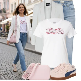 Outfit s Calvin Klein "Stylový vzhled pro volný čas"