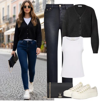outfit mit About You "Udobna spomladanska oprava"