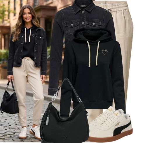 Kombinace Béžová/Khaki/Hnědá Fleecová Kalhoty/Cargo Tepláky/Navlékací Kalhoty/Ležérní Kalhoty/Žerzejová Kalhoty/Jogger Kalhoty/Kožená Pánská Bund/Baggy Kalhoty Only