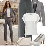 Hnědé Tamaris vysoké podpatky outfity image