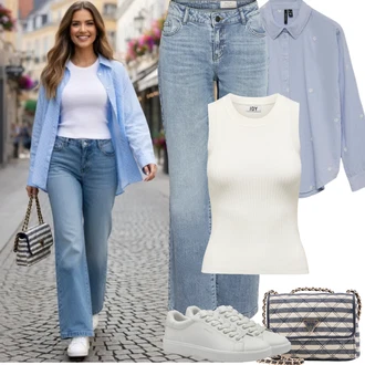 Outfit s Nezařazené VERO MODA "Jarní outfit"