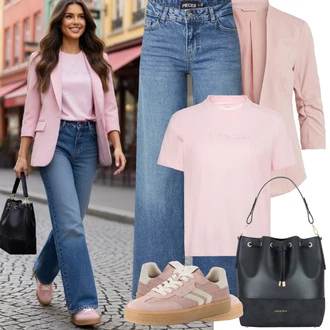 Narozeniny Outfit s Růžová Vila "Jarní outfit"Look: Bar, Den matek, Škola, Koncert, 60. narozeniny, Zvláštní příležitosti, Výročí, Narozeniny