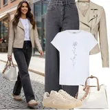 Outfity s koženými bundami image