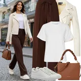 Béžové VERO MODA Outfity image