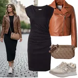 Černé Pletené Šaty Outfity image