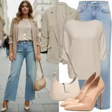 Bílé boty na podpatku svatební host outfity image