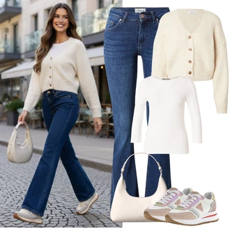 outfit mit About You "Srčkan spomladanski videz"