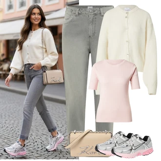 outfit mit Mustang "Srčkan spomladanski videz"