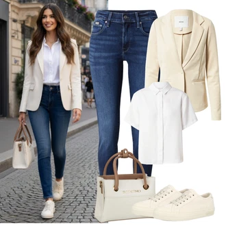 outfit mit Mustang "Udobna spomladanska oprava"