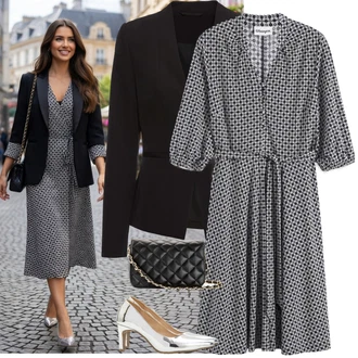 Outfit s Tmavě šedá/Šedá/Růžová Nachtwäsche Župan/Flanelová noční košile/Župan kimono/Župan/Domácí oblek Niki/Župan do sauny/Extra dlouhý župan/Župan se zipem Bonprix "Letní vzhled pro módní ženy"