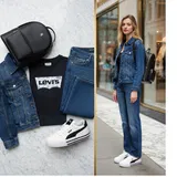 Outfity s černými nazouvacími teniskami image