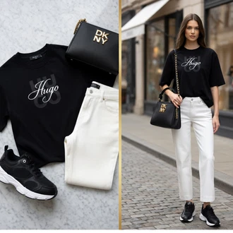 Outfity pro léto Styl s Hugo, guess by georges marciano, DKNY "Letní outfity"