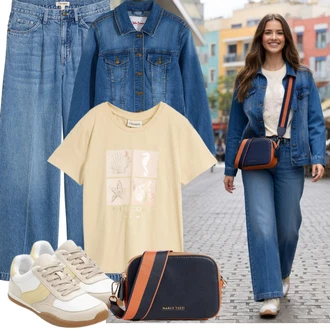 Katoen Bavlna Outfit s Bonprix "Outfit na léto"