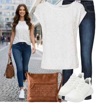S kapsou na laptop Outfit s Bonprix "Hezký letní vzhled"