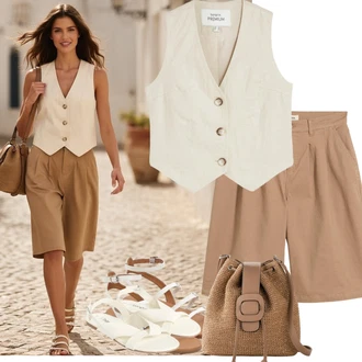 Pracovní Outfit s Bonprix "Outfit na léto"Look: Jízda na koni, Pracovní