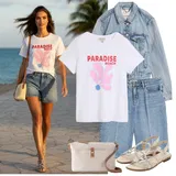 Béžové a černé outfity image