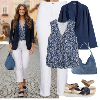 Krep Outfit s Bonprix "Letní Outfit"