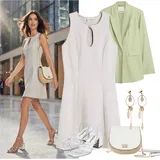 Elegantní outfity v béžové image