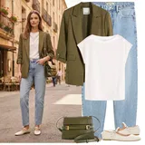 Outfity s balerínovými teniskami image