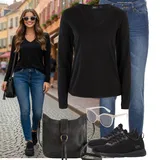 Hnědé tenisky outfity image