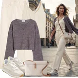 Outfity s koženými teniskami image