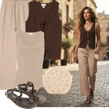 Outfity s lněnými kalhotami image
