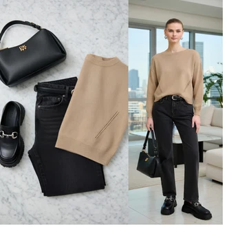 outfit mit Mokasin Just Cavalli "Obleka za prosti čas"