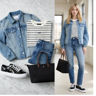 outfit mit Jakna za tek/Jakna srajka/Jakna za Pakiranje/Jakna z voskom Liu Jo "Obleka za prosti čas"