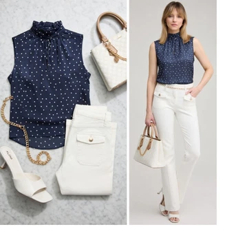 outfit mit Bela/Krem/Bež Regular Fit Kavbojke/Kavbojka z Nizkim Pasom/Ozke Kavbojke/Ravne Kavbojke/Kavbojka z Nizkim Pasom/Moška majica morgan "Obleka za prosti čas"