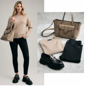 outfit mit Khaki/Črna Kavbojke Usnjena Jakna/Moška majica/Zožene Kavbojke/Ozke Kavbojke/Trenirka Jeans/Motoristične Kavbojke/Usnjene Čevlje/Gležnarji G-Star Raw "Obleka za prosti čas"