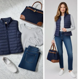 outfit mit Bela/Krem Superge brez vezalk/Platnena superga Tommy Hilfiger "Obleka za prosti čas"