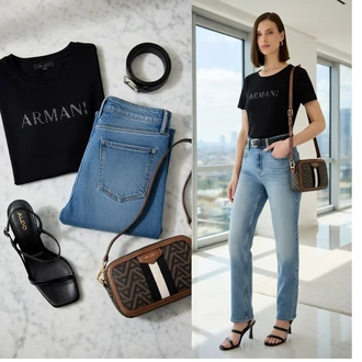 Z zaponko outfit mit Sandala s peto Aldo "Obleka za prosti čas"