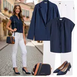 Outfity s bílými džínami image