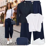 Zkrácené Topy Vlna A Hedvábí Outfity image