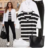 Černé a růžové outfity image