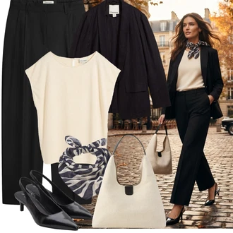 Outfit s Černá/Tmavě modrá/Tmavě šedá/Světle modrá Boyfriend Sako/Kožená bunda pro muže/Kordové Sako/Bavlněný Sako/Elegantní Sako/Oversize Sako/Krátké Sako/Kožená Pánská Bund/Kožená bunda Bonprix "Outfit na léto"