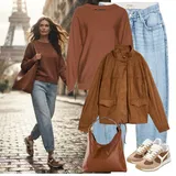 Béžové outfity image