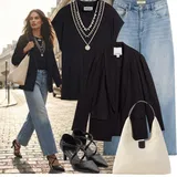 Černé a zlaté outfity image