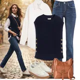 Outfity s nízkými teniskami image