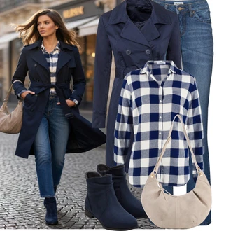 Outfity na podzim "Vkusný podzimní outfit"